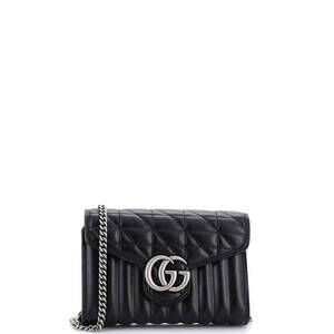 Gucci Gg Marmont Chain Wallet Mixed #249377G14B